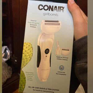 Conair Girlbomb 2-in-1 shaver trimmer rechargeable